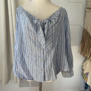NWT Free People Off Shoulder Blouse